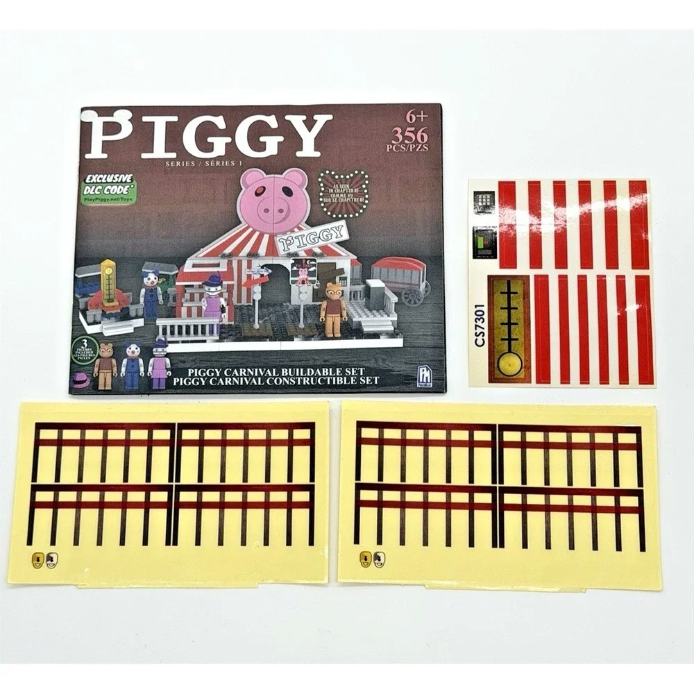 Phat Mojo Piggy Carnival‎ Buildable Roblox Set 356 PCS w/ Figures & DLC Code